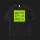 BRAT - Acid Wash Oversize T-Shirt