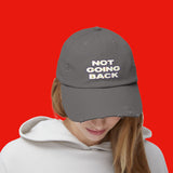 NOT GOING BACK - Unisex Distressed Cap