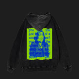 COCONUT - Acid Wash Oversize Hoodie
