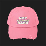 NOT GOING BACK - Unisex Distressed Cap
