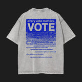 FADE - Light Grey - Acid Wash Oversize T-Shirt