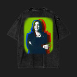 HALFTONE - Acid Wash Oversize T-Shirt