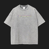 HALFTONE - Light Grey - Acid Wash Oversize T-Shirt