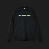 HALFTONE - Acid Wash Oversize Long Sleeve T-Shirt
