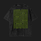 <3 - Acid Wash Oversize T-Shirt