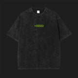 <3 - Acid Wash Oversize T-Shirt