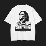 MADAM PRESIDENT - Vintage Wash Drop Shoulder T-Shirt