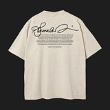 SIGNATURE - Apricot - Acid Wash Oversize T-Shirt