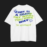 TAX BILLIONAIRES - Vintage Wash Drop Shoulder T-Shirt